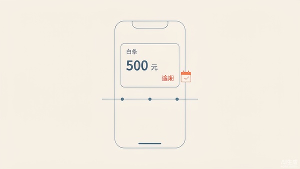 京东白条500块逾期别慌，真正麻烦的反而是这点