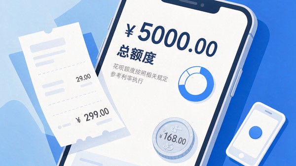 花呗额度显示的是每月吗？它是总额度，用完要等还款