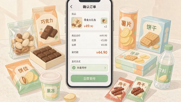抖音月付能买零食吗?这4类可以,还有1个前提 抖音月付能买零食吗?这4类可以,还有1个前提